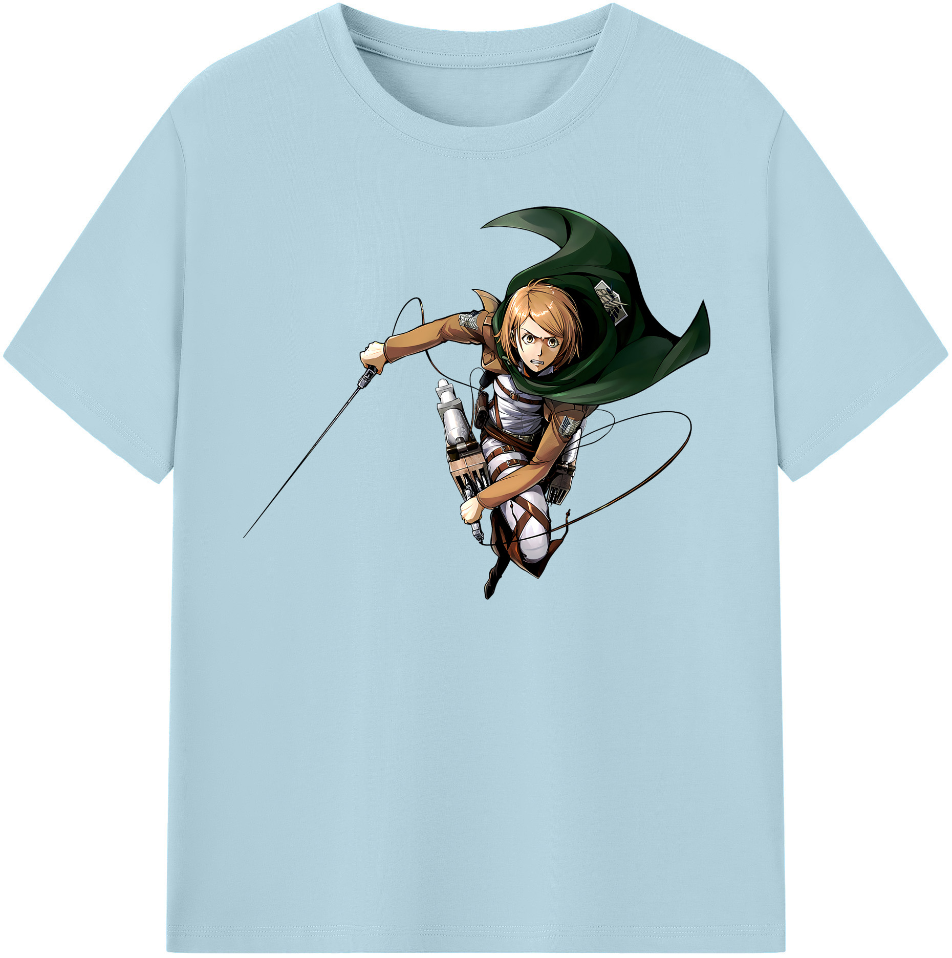 （画像用） 進撃の巨人 ペトラ·ラル Attack on Titan Petra Rall 綿100％半袖Tシャツ（フロントプリント）